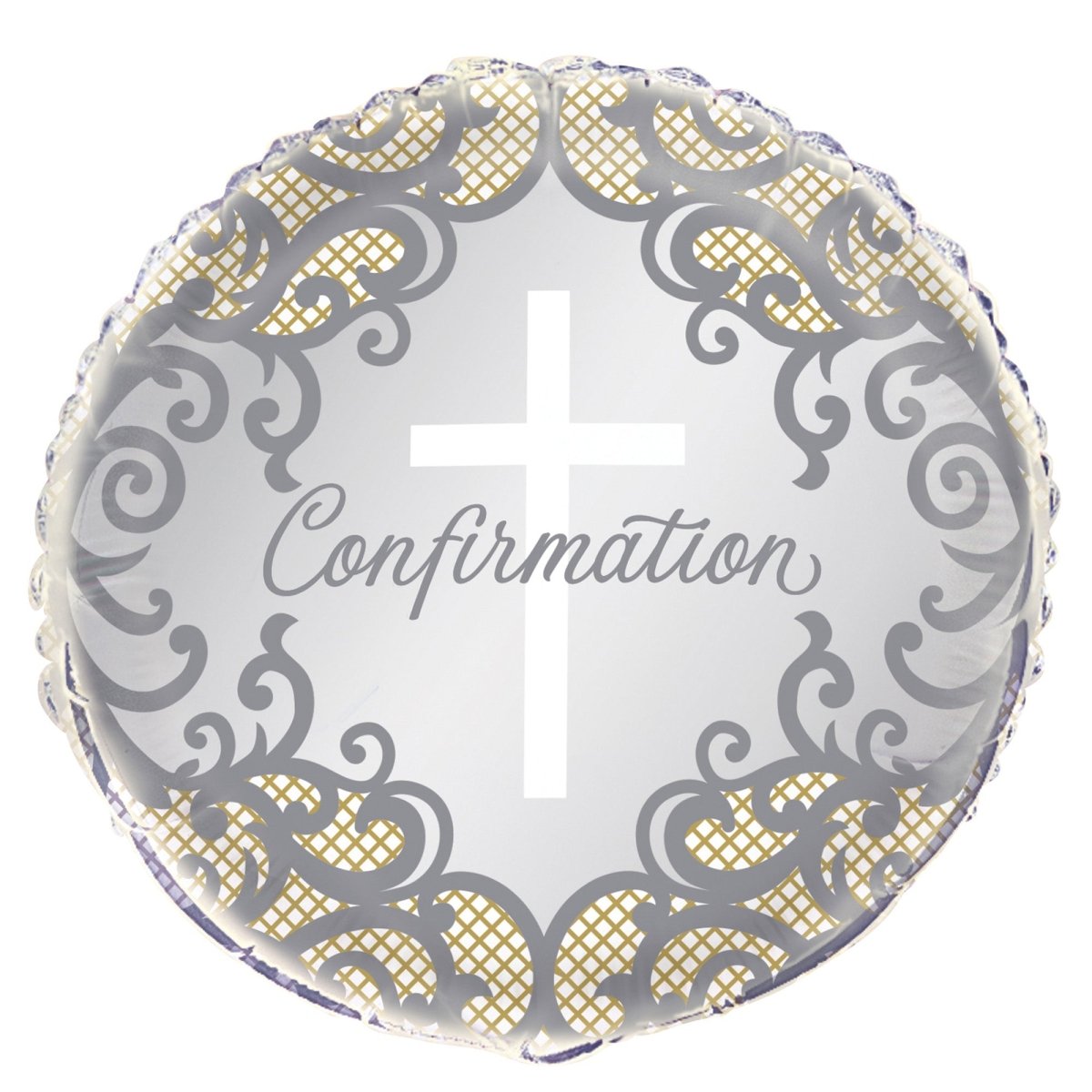 LE GROUPE BLC INTL INC Balloons Confirmation Foil Round Balloon, 18 Inches, 1 Count 011179748679