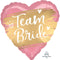 LE GROUPE BLC INTL INC Balloons Mylar Team Bride Satin Foil Balloon, 18 in 026635417617