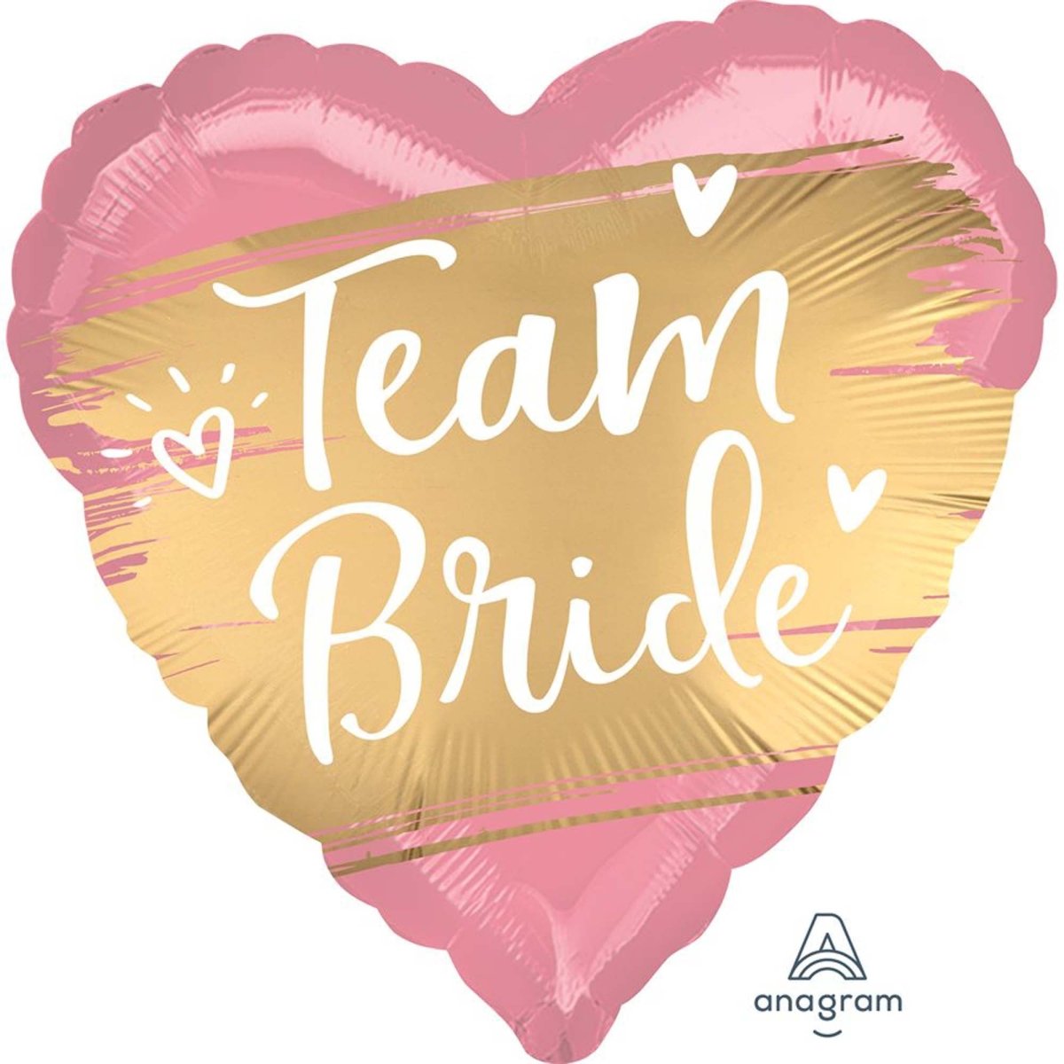 LE GROUPE BLC INTL INC Balloons Mylar Team Bride Satin Foil Balloon, 18 in 026635417617
