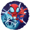 LE GROUPE BLC INTL INC Balloons Spidey and Friends Round Foil Balloon, Marvel, 18 Inches, 1 Count 026635484169