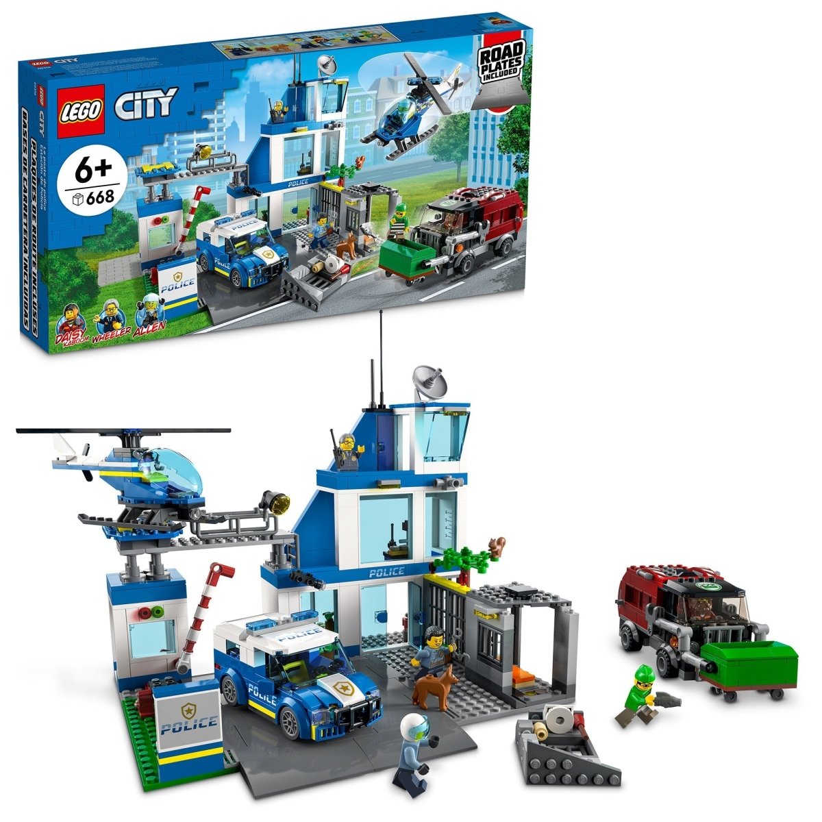 LEGO City Police Station, 60316, Ages 6+, 668 Pieces Party Expert