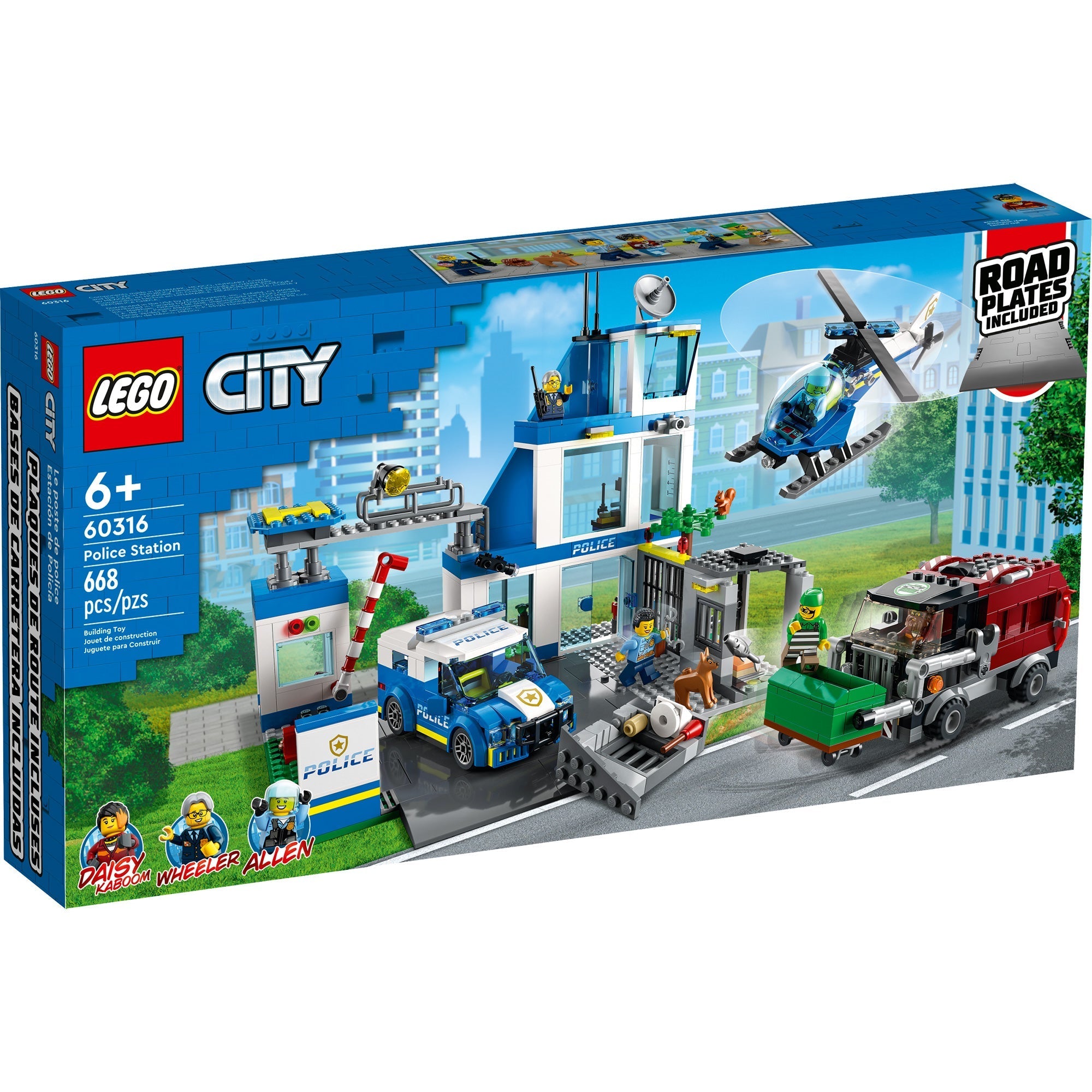 LEGO City Le poste de police, 60316, âges 6+