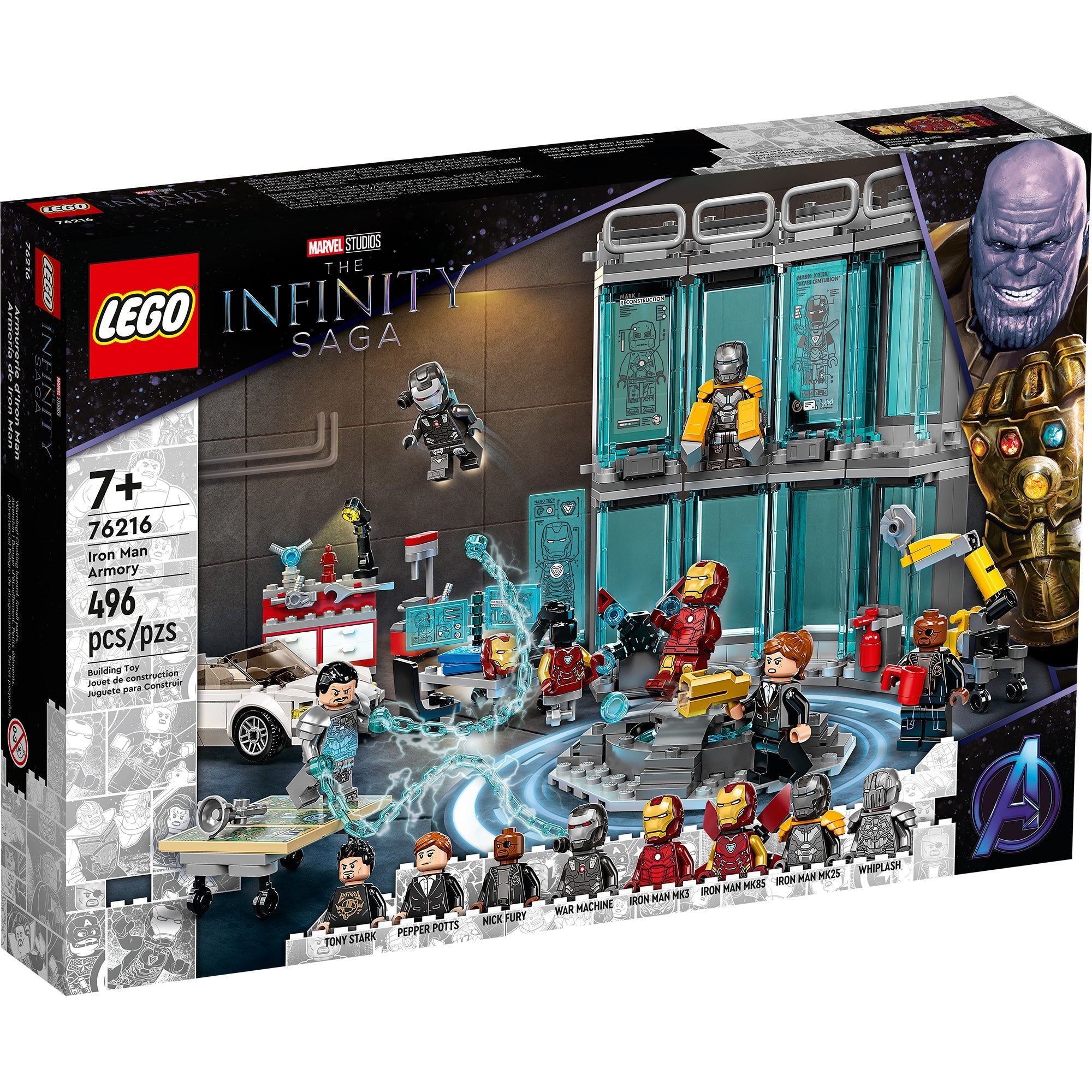 Lego de iron man deals end game