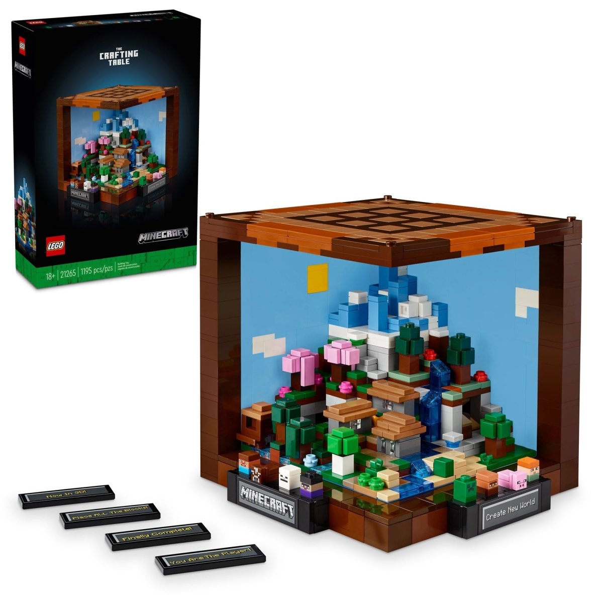 LEGO Toys & Games LEGO Minecraft The Crafting Table, 21265, Ages 18+, 1195 Pieces 673419388597