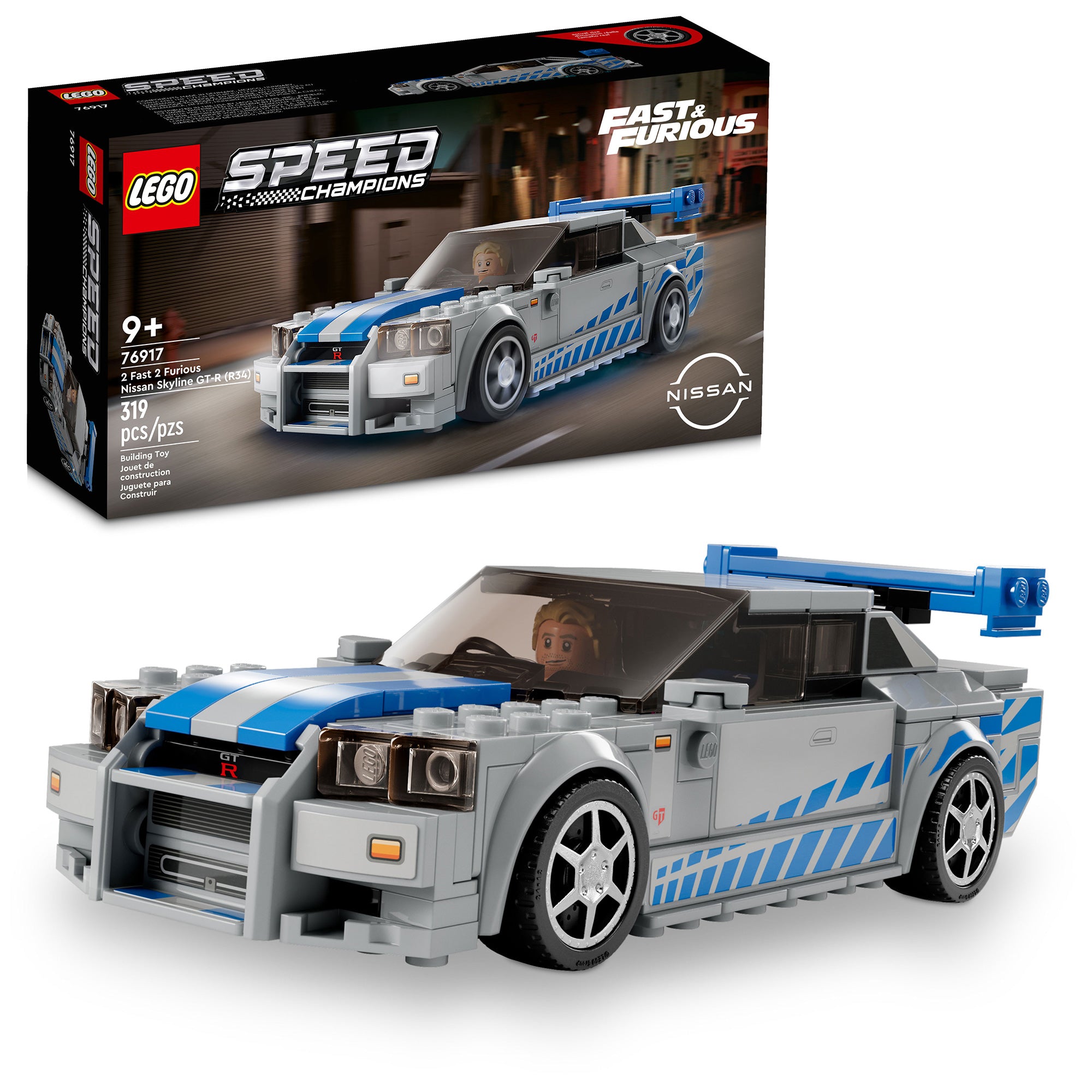 LEGO Speed Champions Fast Furious Nissan Skyline GT-R Party