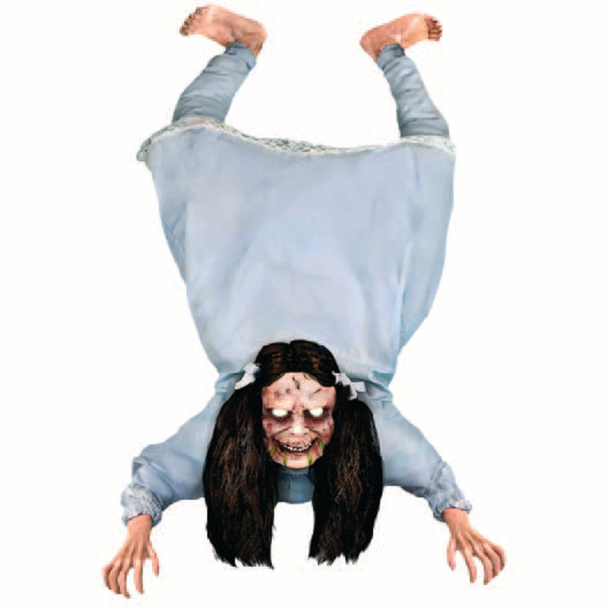 Hanging Possessed Girl Animatronic, 49 Inches, 1 Count Party Expert