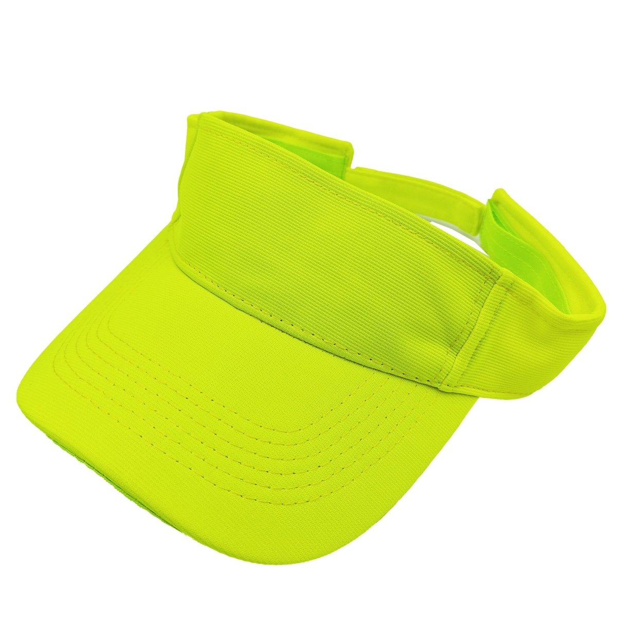 NINGBO NIKO IMP & EXP CO., LTD. Costume Accessories Neon Yellow Visor Cap for Adults 840482504852
