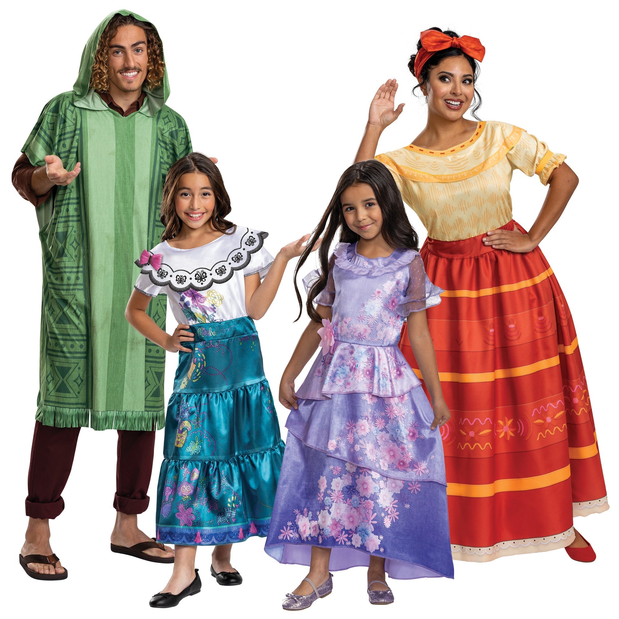 Enfants Filles Princesse Encanto Mirabel Costume Party