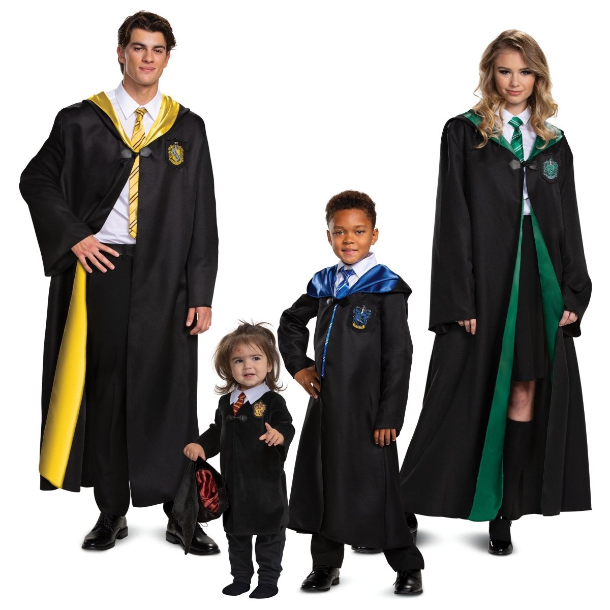 harry potter dress up ideas Harry Potter Hogwarts Houses Family Costumes – Party Expert