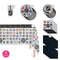 PARTY EXPERT Kids Birthday Hockey NHL Basic Tableware Birthday Party Supplies Kit, 8 Guests