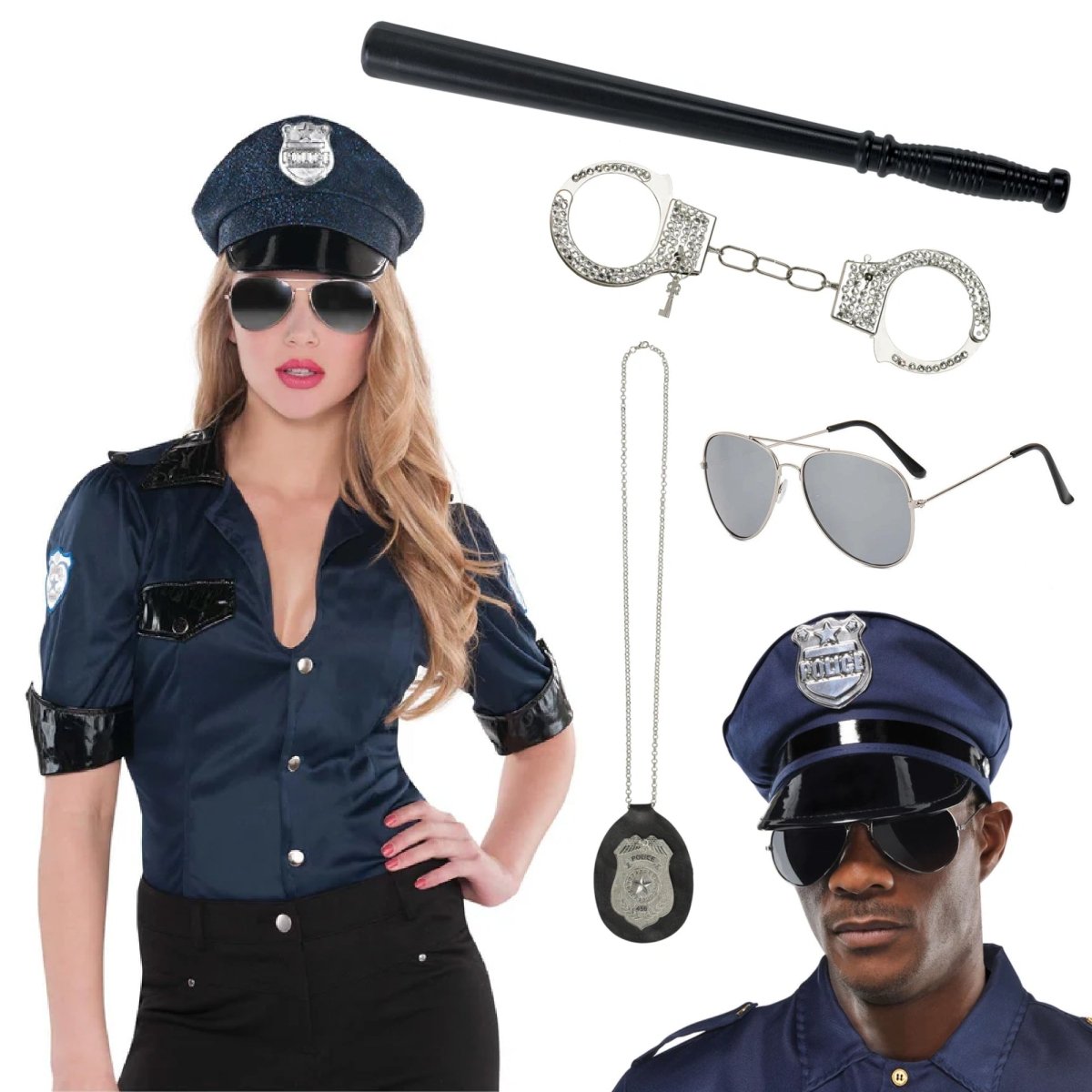 Sexy Police Costume Accessory Kit | Party Expert Sexy Police Costume Accessory Kit | Party Expert