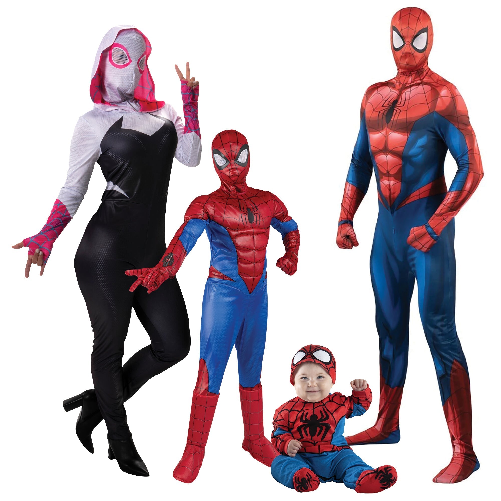 SpiderMan Family Costumes Party Expert
