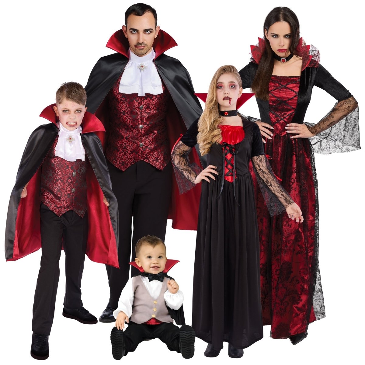 vampire dress up ideas Vampire Family Costumes – Party Expert