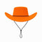 PARTY PLAY LIMITED Costume Accessories Neon Orange Cowboy Hat for Adults 850023088789