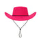 PARTY PLAY LIMITED Costume Accessories Neon Pink Cowboy Hat for Adults 850023088802