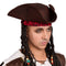 PARTY PLAY LIMITED Costume Accessories Pirate Tricorn Hat with Bandana for Adults 850023088819