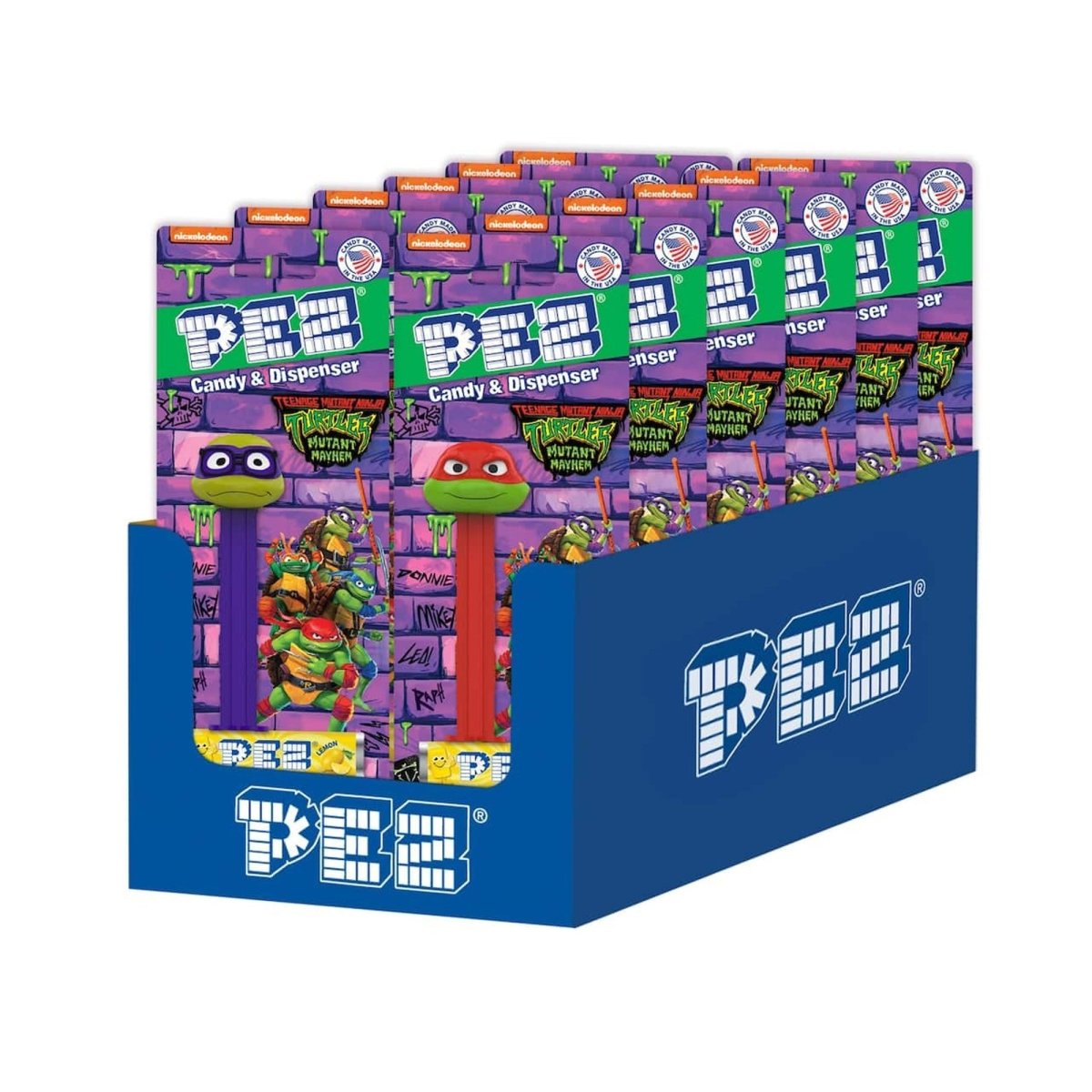 ミュータント・タートルズ PEZ キャンディディスペンサー 4個セット TMNT regal-confection-inc-candy-