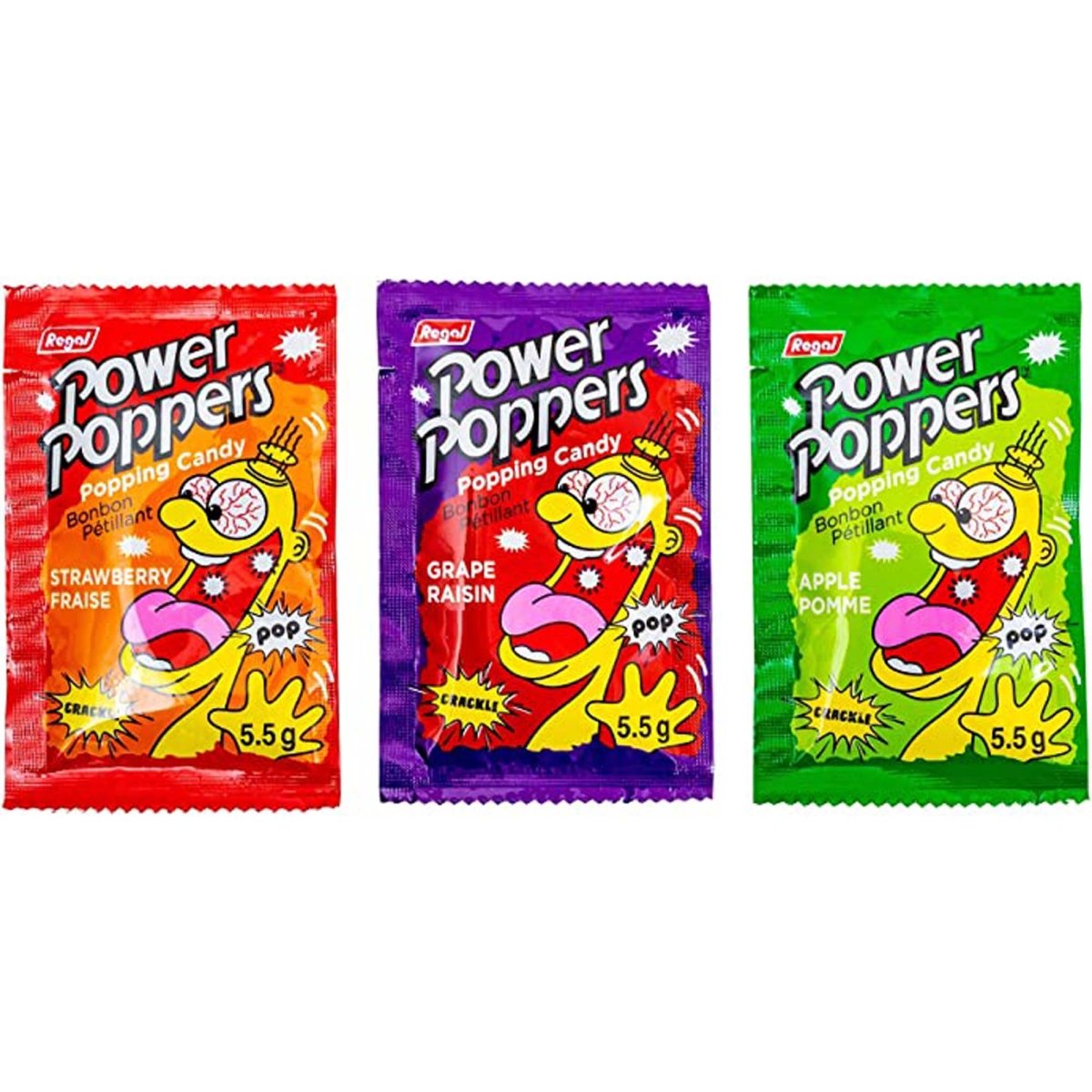 Power Poppers Candies, 75g, 1 Count Party Expert