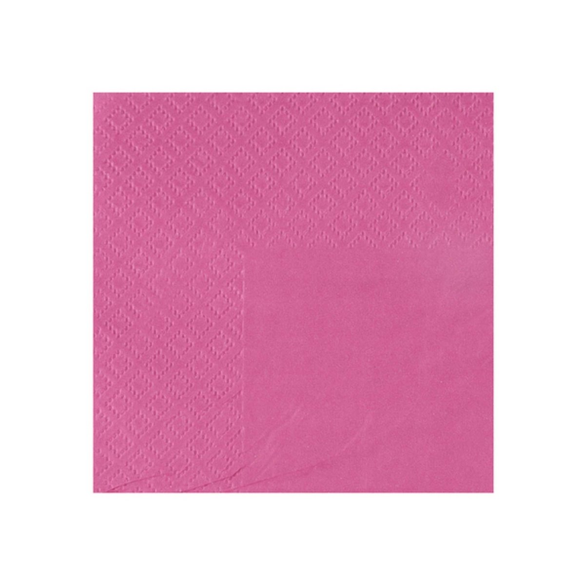 SANTEX Everyday Entertaining Candy Pink Small Beverage Napkins, 25 Count 3660380078791