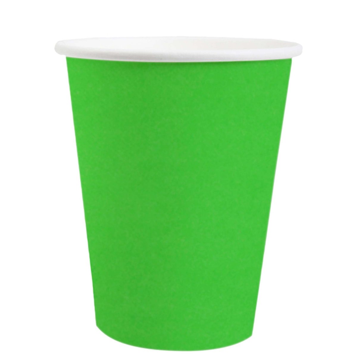 Green Party Paper Cups, 9 Oz, 10 Count Party Expert
