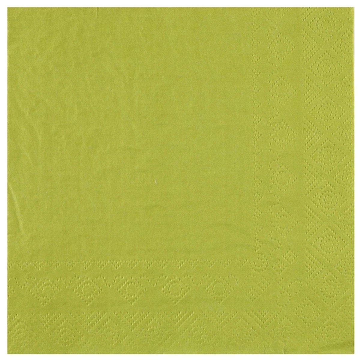Kiwi Green Large Lunch Paper Party Napkins, 25 Count Party Expert