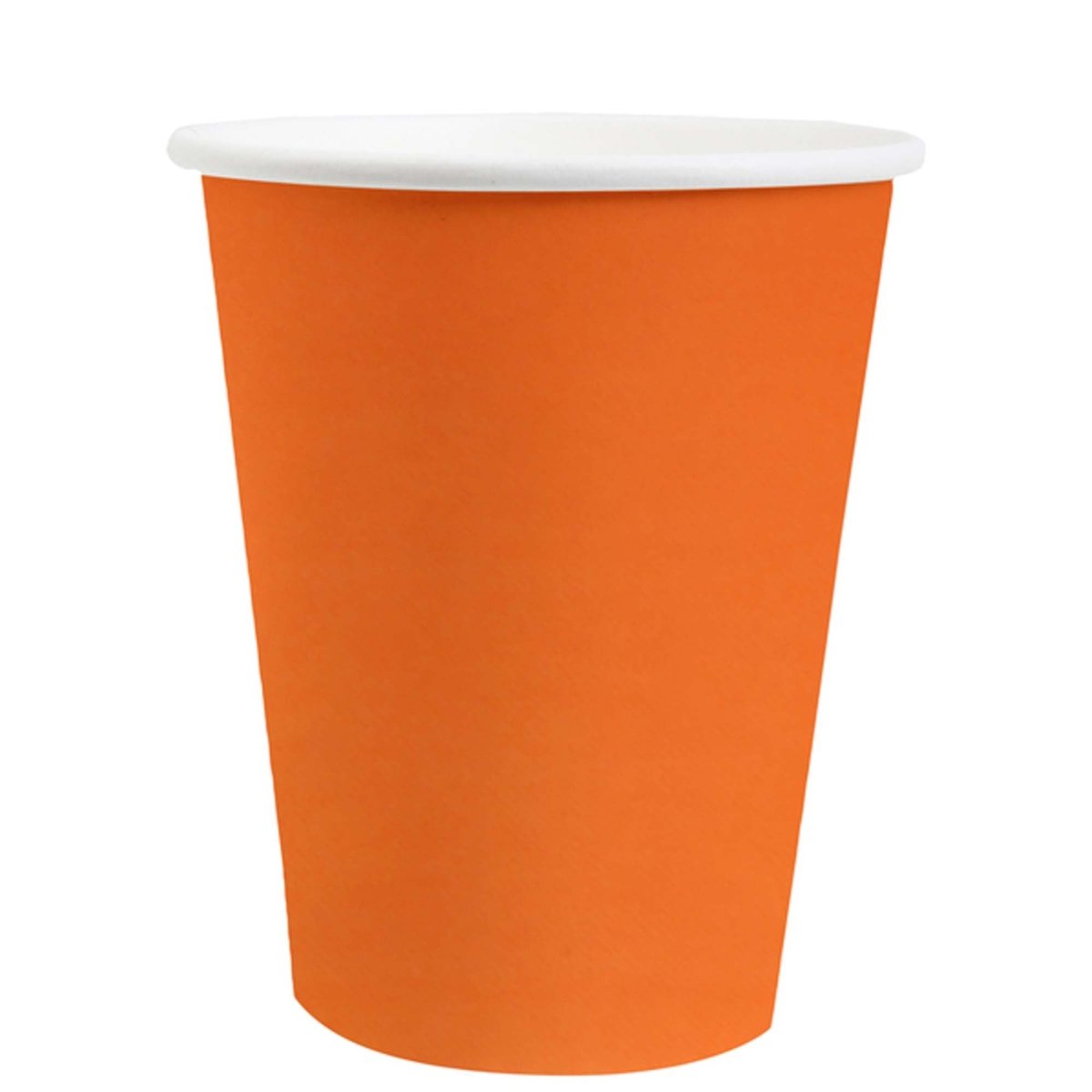 Orange Party Paper Cups, 9 Oz, 10 Count Party Expert