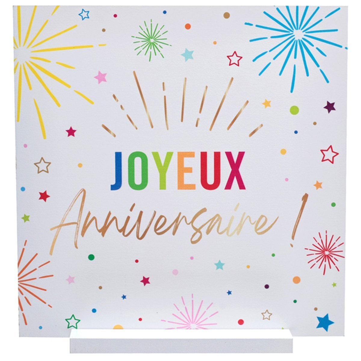 CENTRE DE TABLE JOYEUX ANNIVERSAIRE HAPPY PARTY