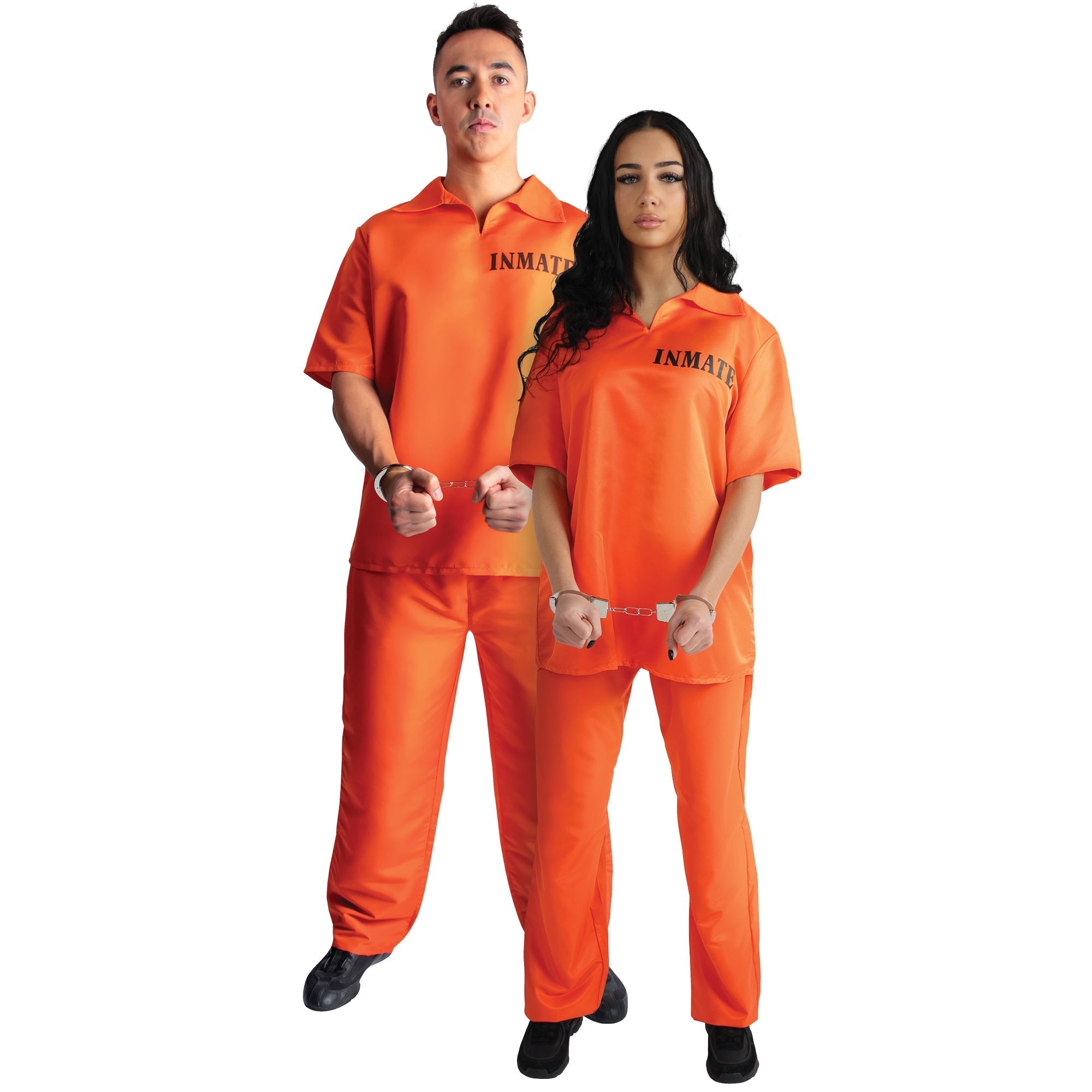 Inmate Costume for Adults, Orange Top and Pants – Party Expert