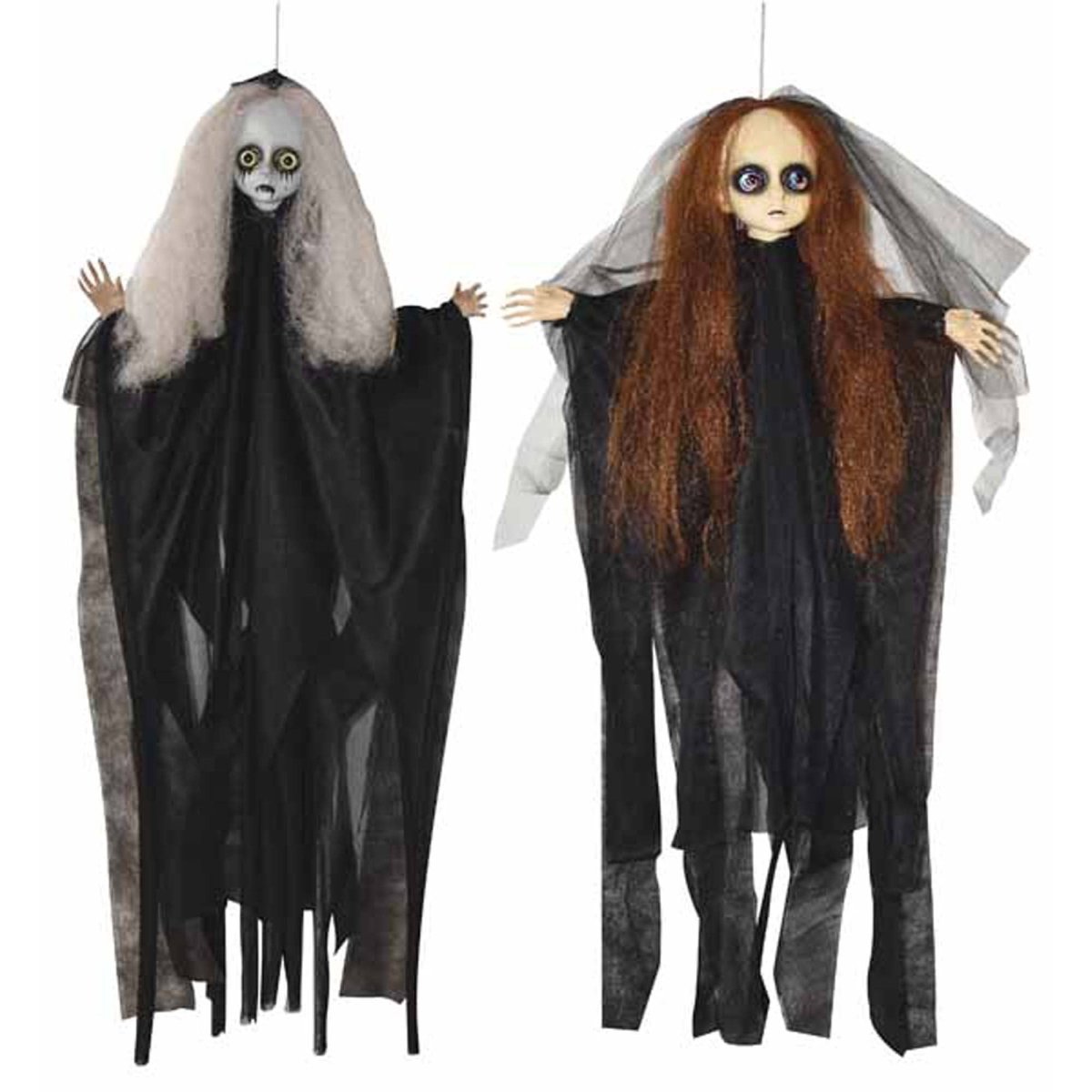 Hanging Creepy Doll, 27 Inches, Assortment, Count Party Expert