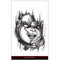 TINSLEY TRANSFERS INC Costume Accessories Here's Chucky! Temporary 3D Tattoo FX 813722023222