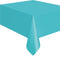UNIQUE PARTY FAVORS Disposable-Plasticware Teal Rectangular Plastic Table Cover, 54 x 108 Inches, 1 Count 011179468539