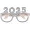 UNIQUE PARTY FAVORS New Year 2025 New Year Number Paper Glasses, Silver and Gold, 4 Count 011179161003