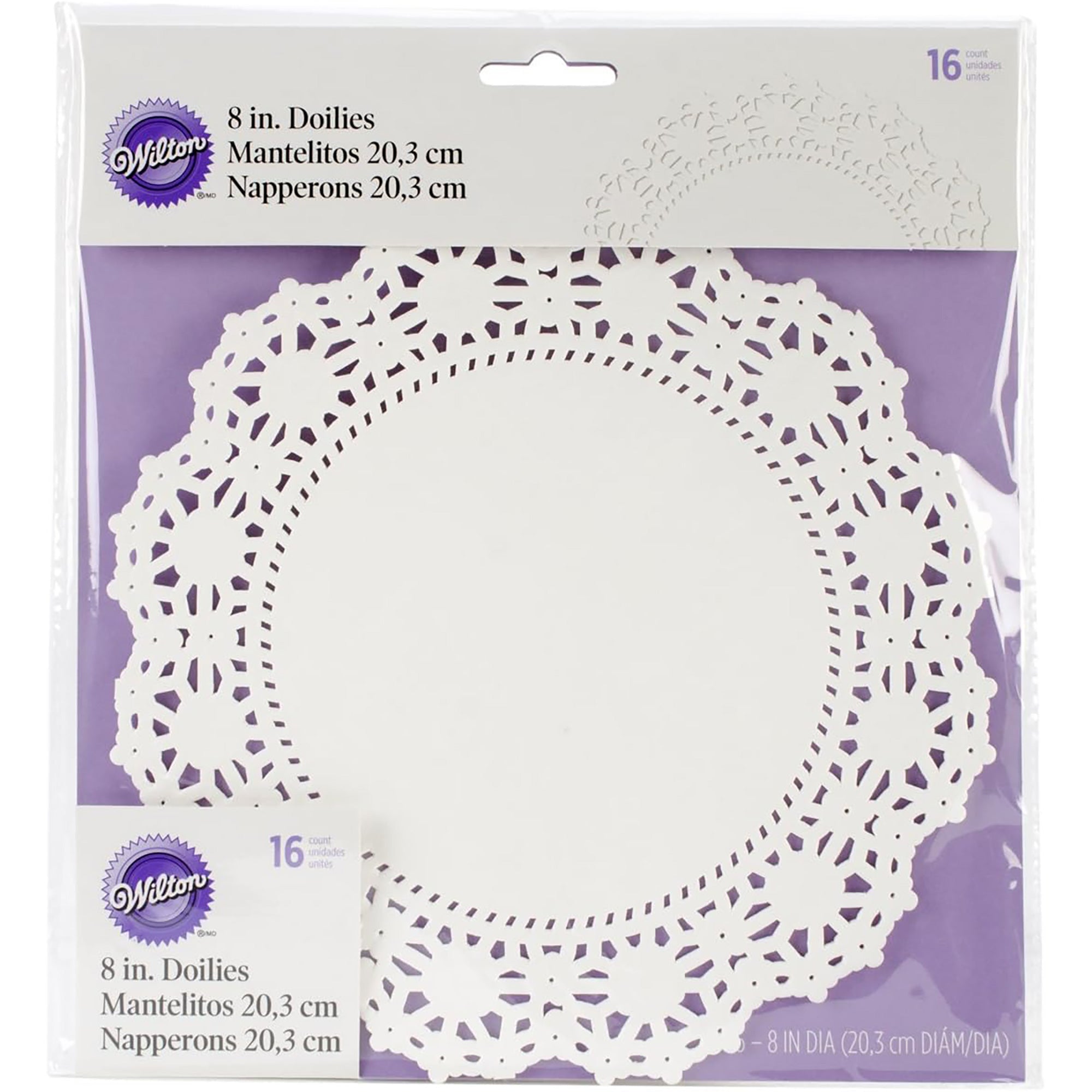 Wilton 30 Count Grease Proof Doilies, 4-Inch, White