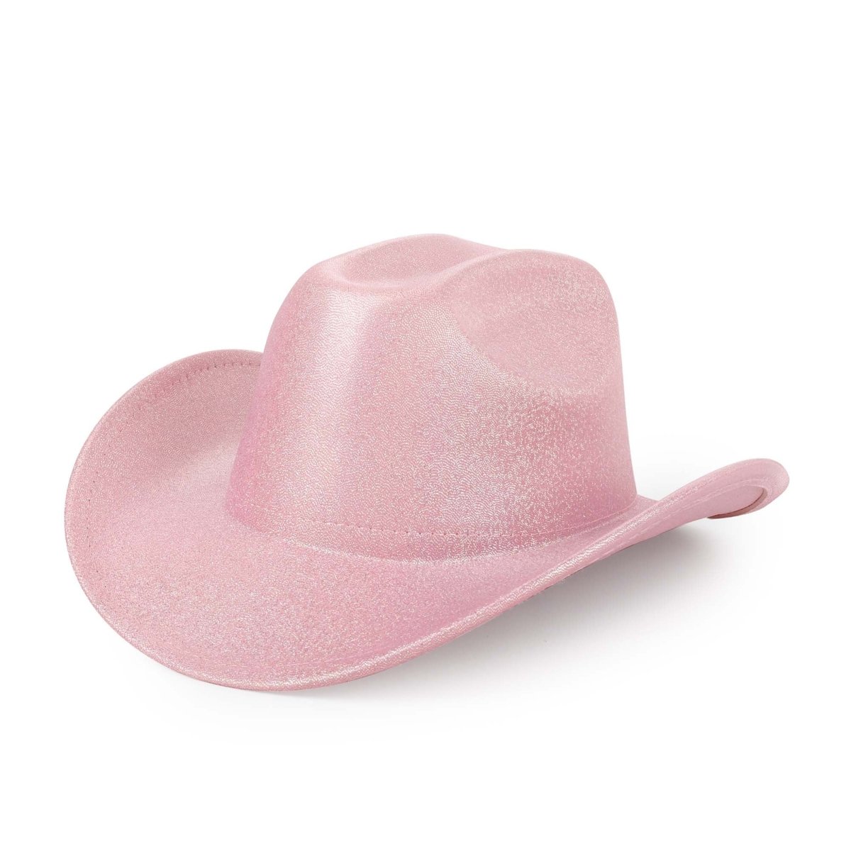 YIWU EVERGROWING CAP LIMITED Costume Accessories Pink Iridescent Cowgirl Hat for Adults 810120716718