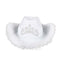 YIWU EVERGROWING CAP LIMITED Costume Accessories White Princess Cowgirl Hat for Adults 810120716480