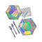 YIWU SANDY PAPER PRODUCTS CO., LTD Everyday Entertaining Hexagon Iridescent Plates, 7 Inches, 8 Count 810064196393