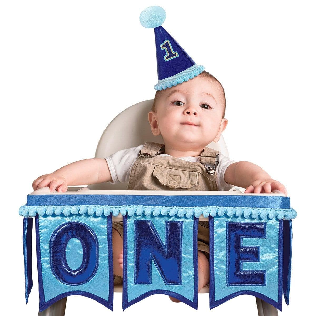 Blue High Chair Decoration Party Expert