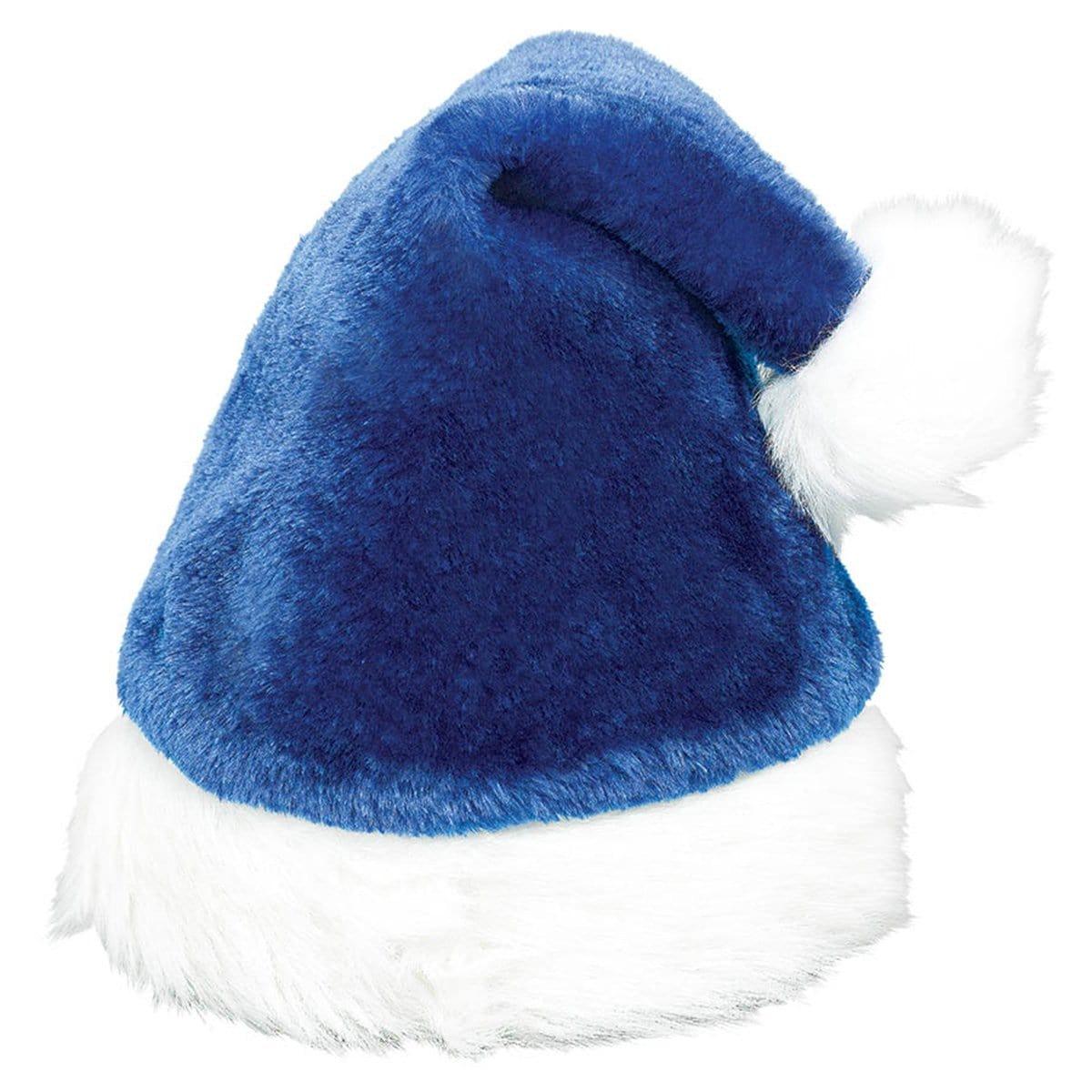 Buy Christmas Santa Hat - Blue sold at Party Expert