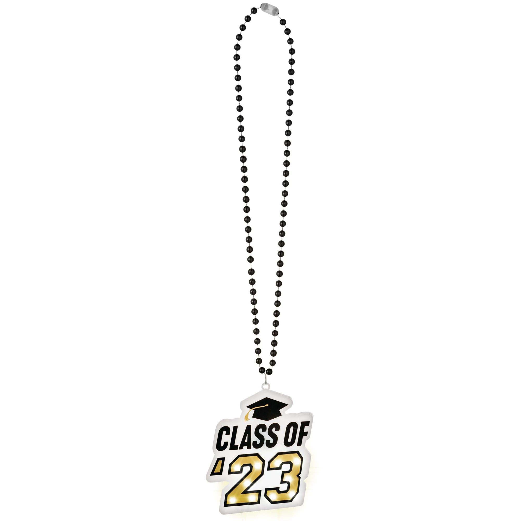 2023 Graduation Light-Up Necklace, 19 Inches, 1 Count | Party Expert