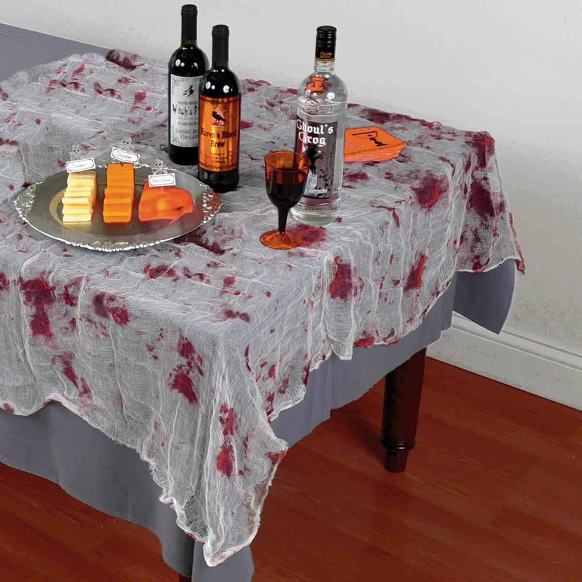 Bloody Gauze Table Cover Bloody Gauze Table Cover