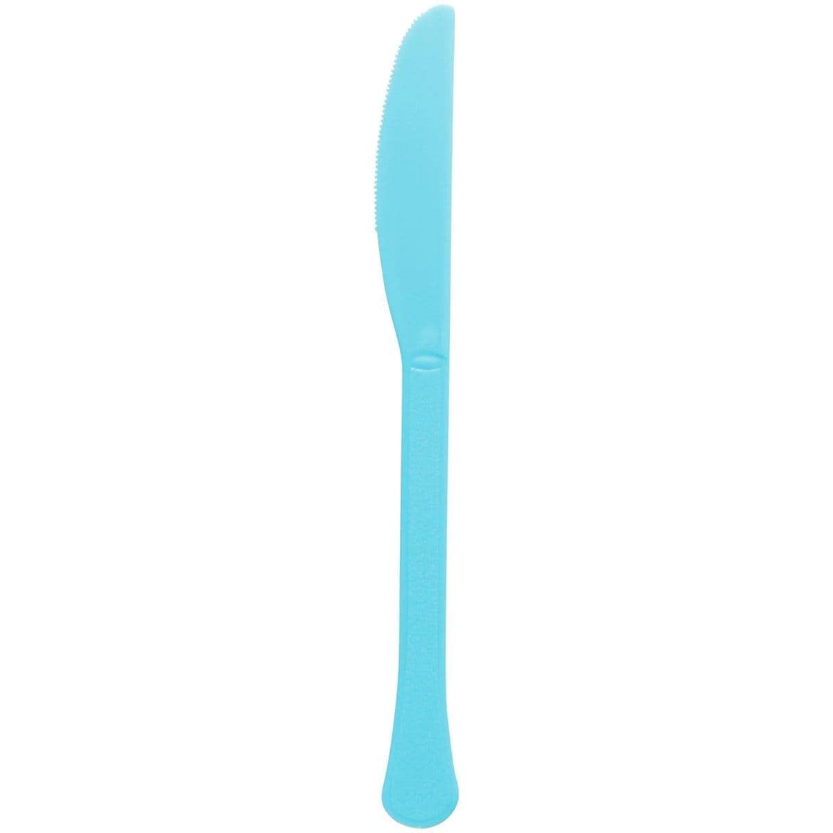 Buy Plasticware Caribbean Blue Plastic Knives, 20 Count sold at Party Expert