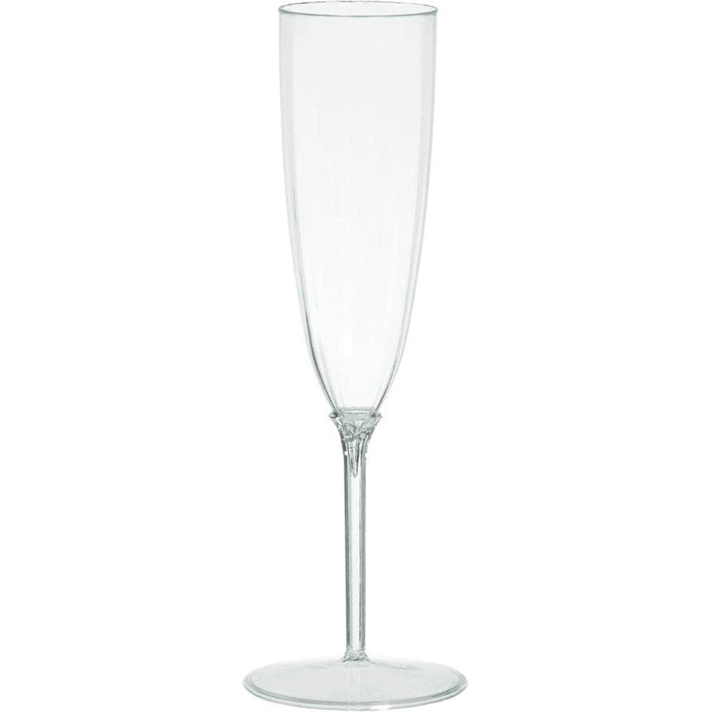 Flûtes à champagne en plastique de qualité supérieure pour anniversaires,  fêtes prénatales, plus, transparentes, 5 oz, paq. 8
