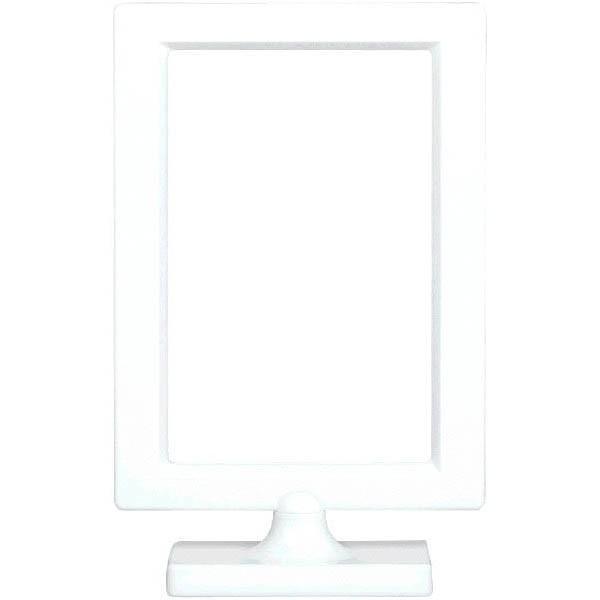 Picture Frame Plastic White 4 X 6 In. Image Party Expert
