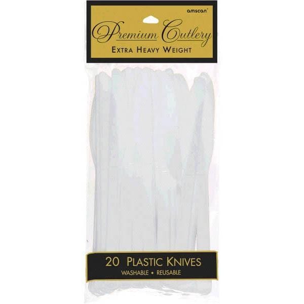 Plastic Knives Clear 20/pkg. Party Expert