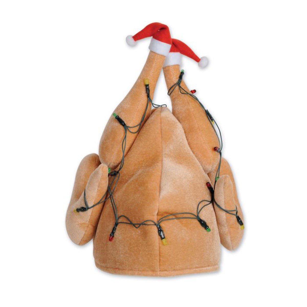 Bonnet De Noël Lumineux Premier - Pompon Clignotant - Broderie 'Up To Snow Good' - Piles Incluses