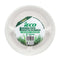 CONGLOM Disposable-Plasticware iECO Large Round Lunch Bagasse Plates with 3 Compartment, 10 Inches, 8 Count