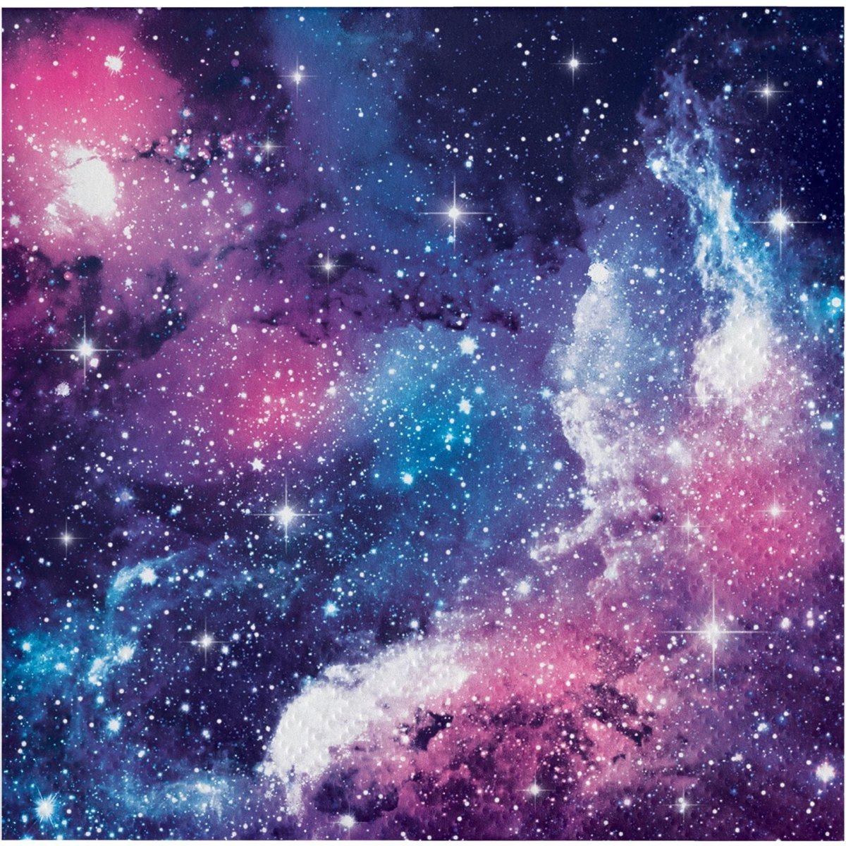 CREATIVE CONVERTING Kids Birthday Galaxy Beverage Napkins, 16 Count