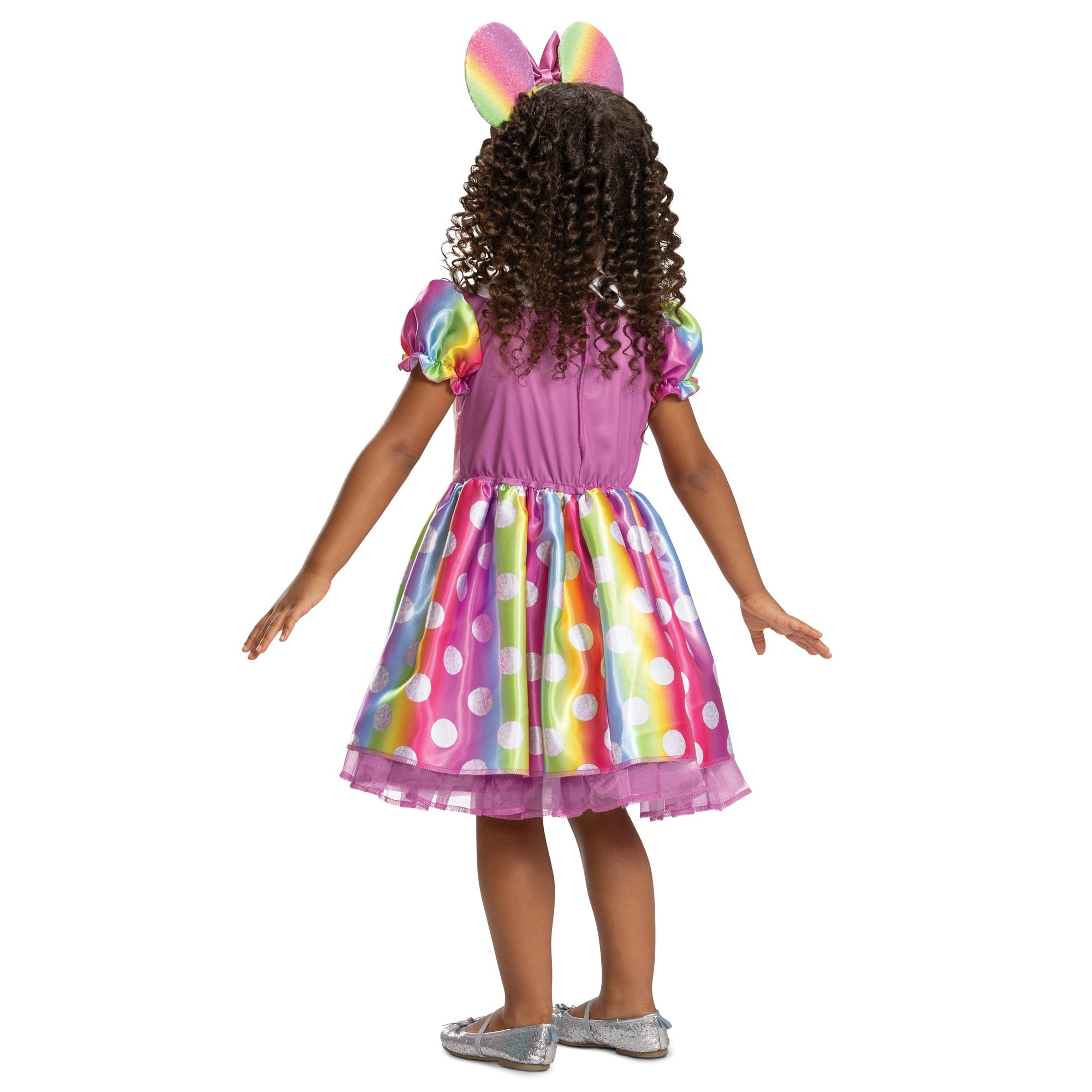 Disguise Clubhouse Minnie Mouse Glow in the Dark Girl's Halloween  Fancy-Dress Costume for Toddler, 3T-4T 