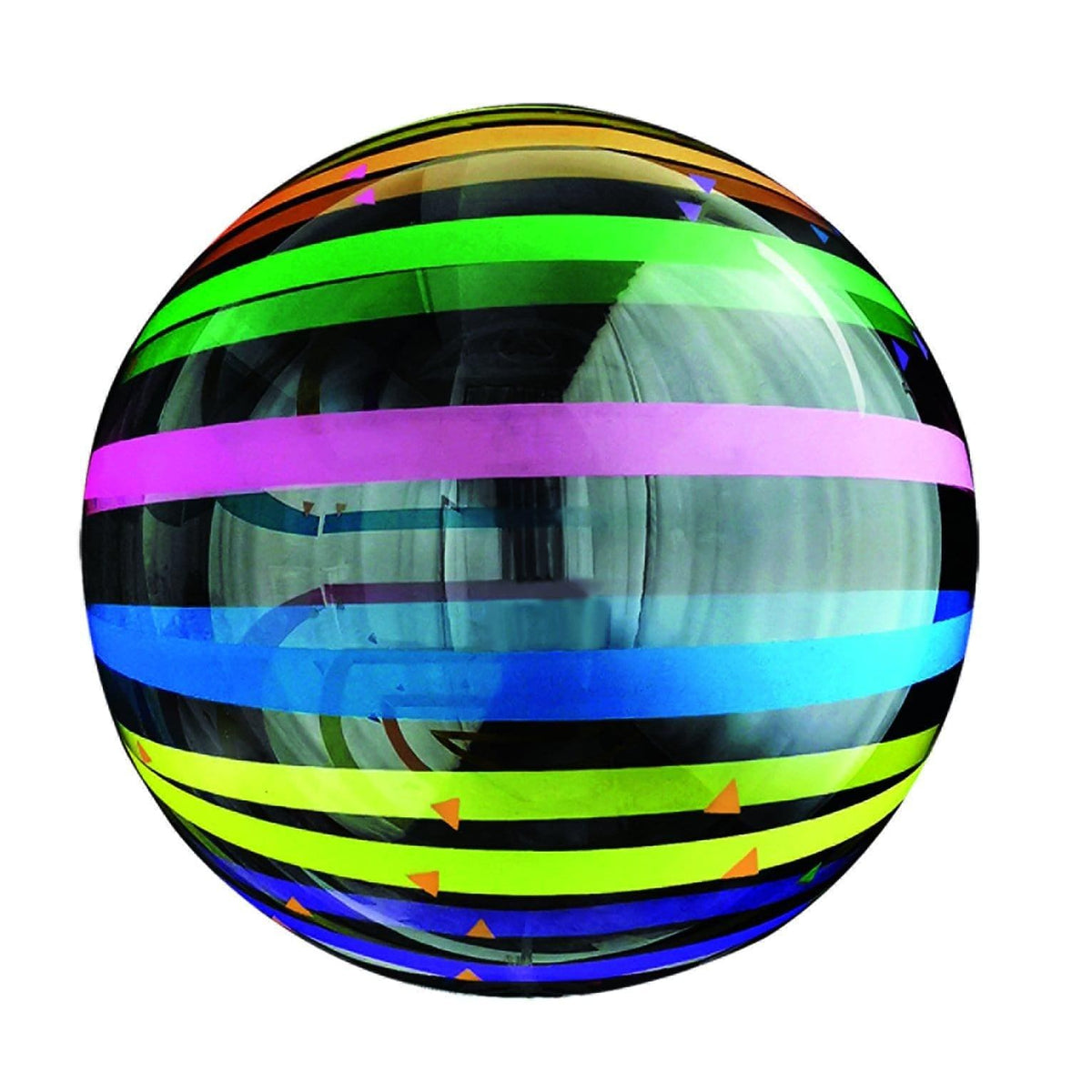 Buy Balloons Stripe Bubble Balloon, Multicolor, 20 Inches sold at Party Expert
