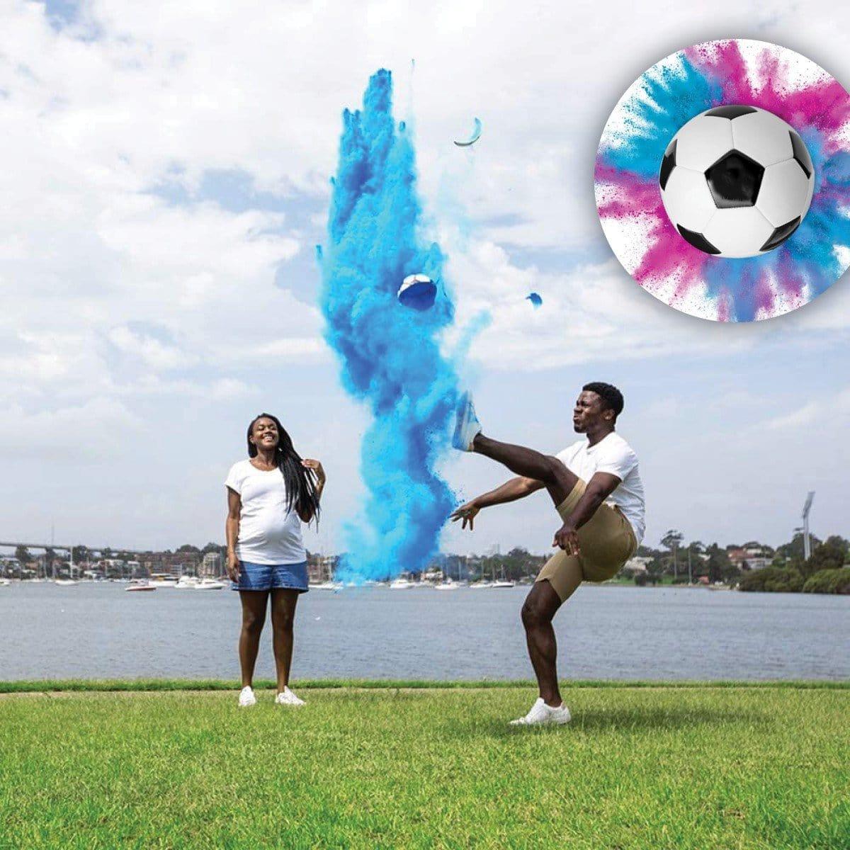 Gender Reveal Soccer Ball - Blue